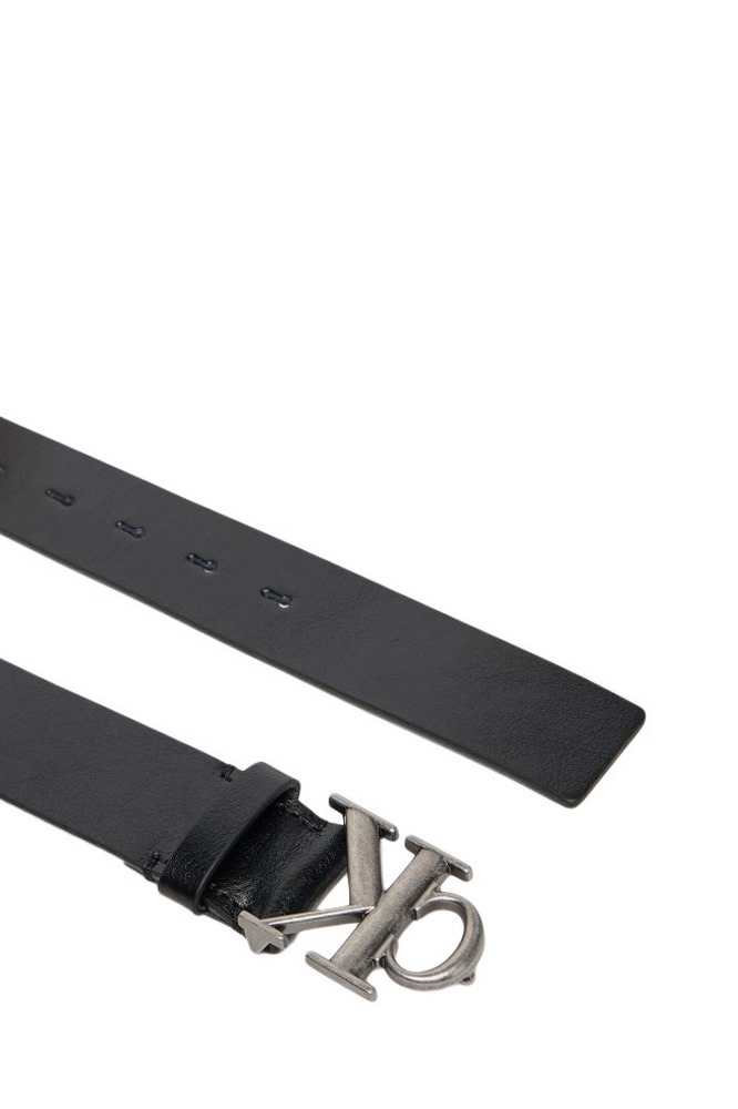 CALVIN KLEIN MONOGRAM BUCKLE 35MM ΖΩΝΗ ΑΝΔΡΙΚΗ BLACK