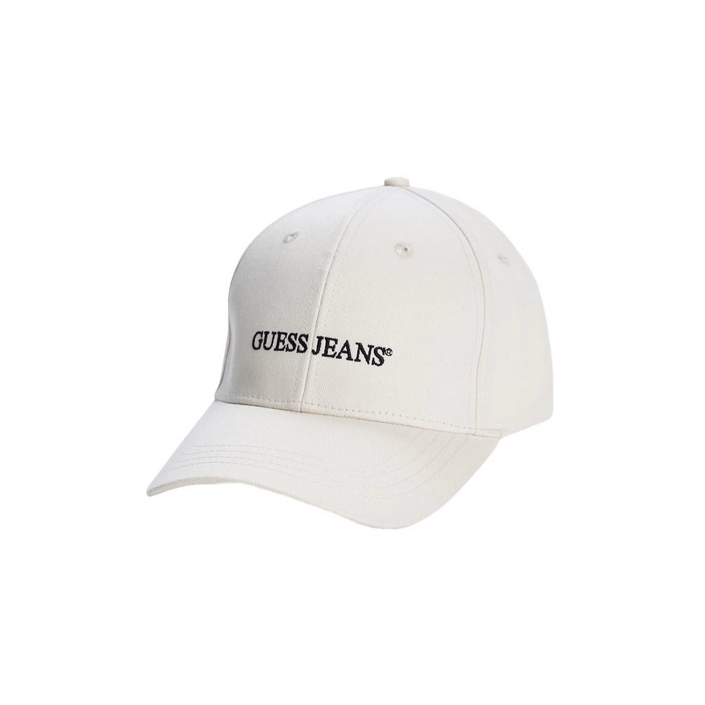 GUESS JEANS 3D EMBRO BASEBALL ΚΑΠΕΛΟ ΑΝΔΡΙΚΟ OFF WHITE