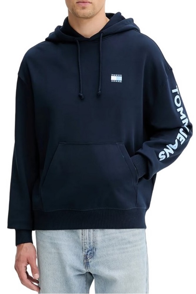 TOMMY JEANS CRP NEW CLASSICS HOODIE EX ΦΟΥΤΕΡ ΜΠΛΟΥΖΑ ΑΝΔΡΙΚΗ NAVY