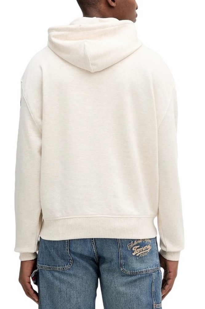 TOMMY JEANS CRP NEW CLASSICS HOODIE EX ΦΟΥΤΕΡ ΜΠΛΟΥΖΑ ΑΝΔΡΙΚΗ ECRU
