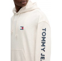 TOMMY JEANS CRP NEW CLASSICS HOODIE EX ΦΟΥΤΕΡ ΜΠΛΟΥΖΑ ΑΝΔΡΙΚΗ ECRU
