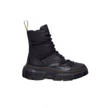 DR.MARTENS DMXL 8 EYE BOOT LUNAR RUBBER GRAIN LEATHER ΜΠΟΤΑΚΙ KONTO ΓΥΝΑΙΚΕΙΟ BLACK