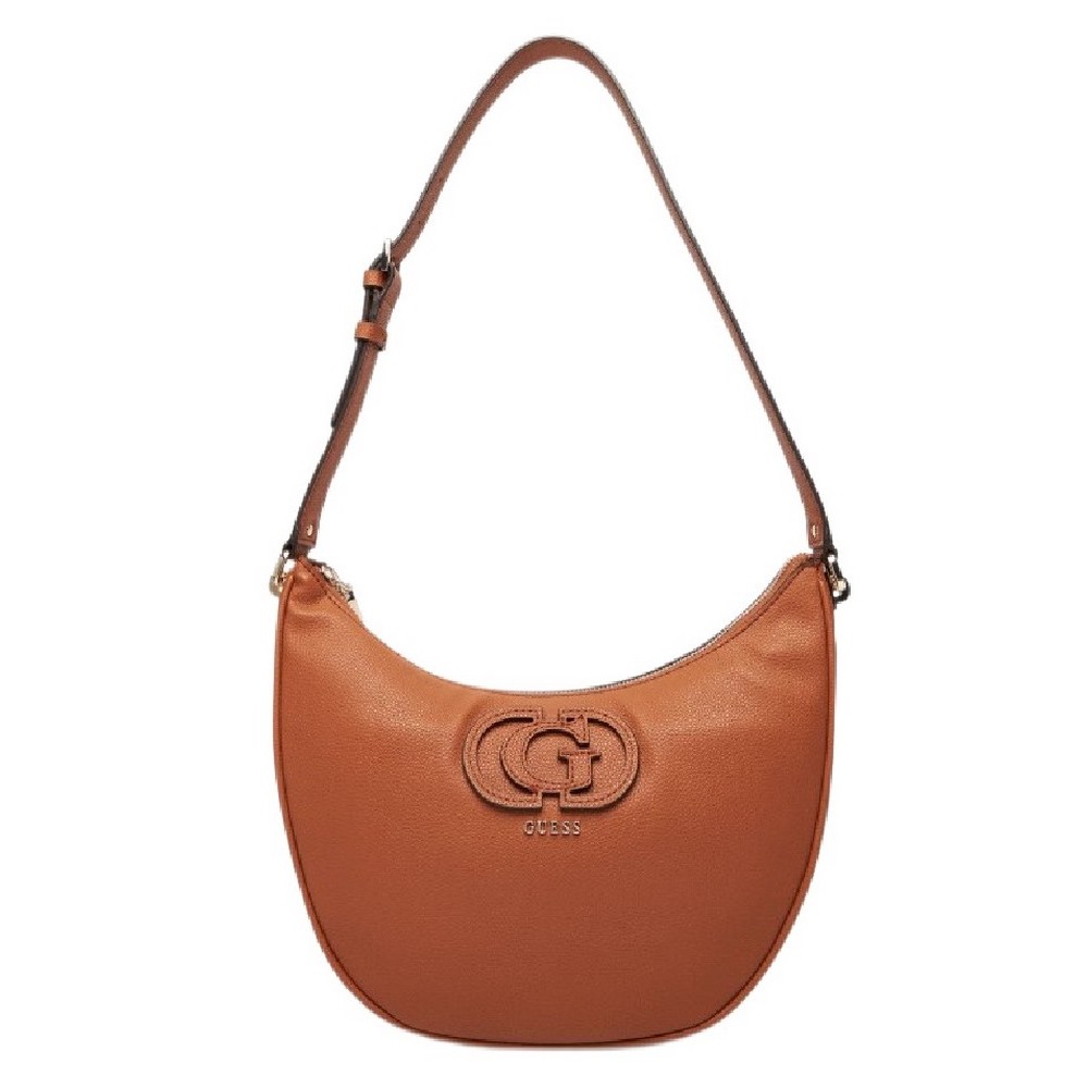 GUESS CALEBRA HOBO SHOULDER BAG ΤΣΑΝΤΑ ΓΥΝΑΙΚΕΙΑ COGNAC