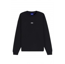 HUGO BOSS NAVIU JERSEY SWEATER ΜΠΛΟΥΖΑ ΦΟΥΤΕΡ ΑΝΔΡΙΚΗ BLACK