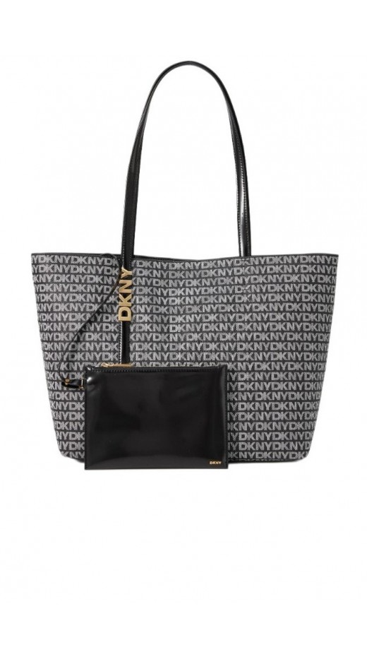 DKNY AVRIL TOTE HANDBAG R52A5G54 ΤΣΑΝΤΑ ΓΥΝΑΙΚΕΙΑ BLACK