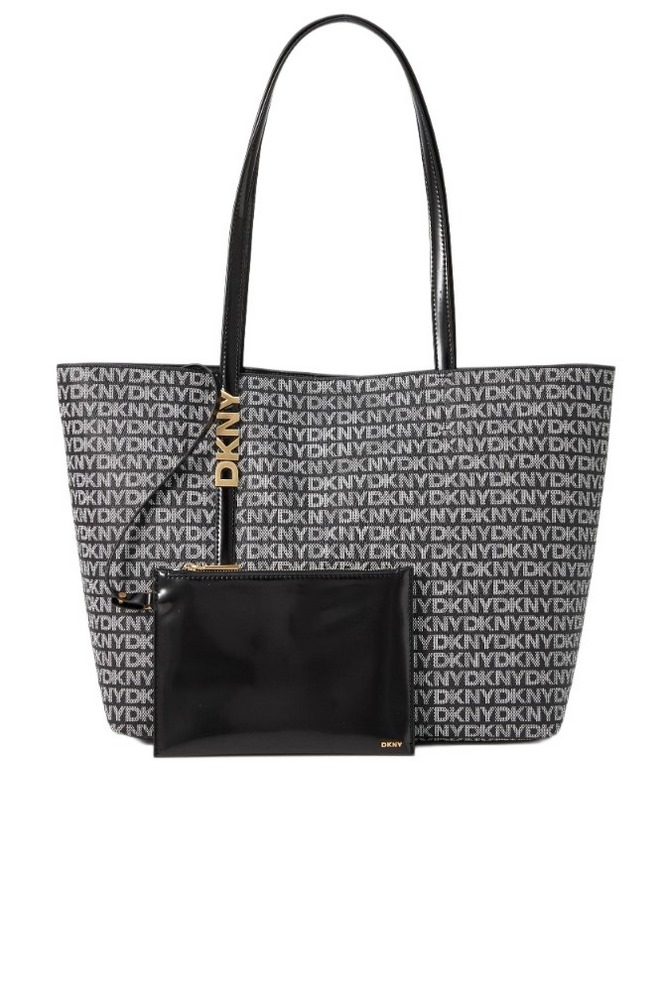 DKNY AVRIL TOTE HANDBAG R52A5G54 ΤΣΑΝΤΑ ΓΥΝΑΙΚΕΙΑ BLACK