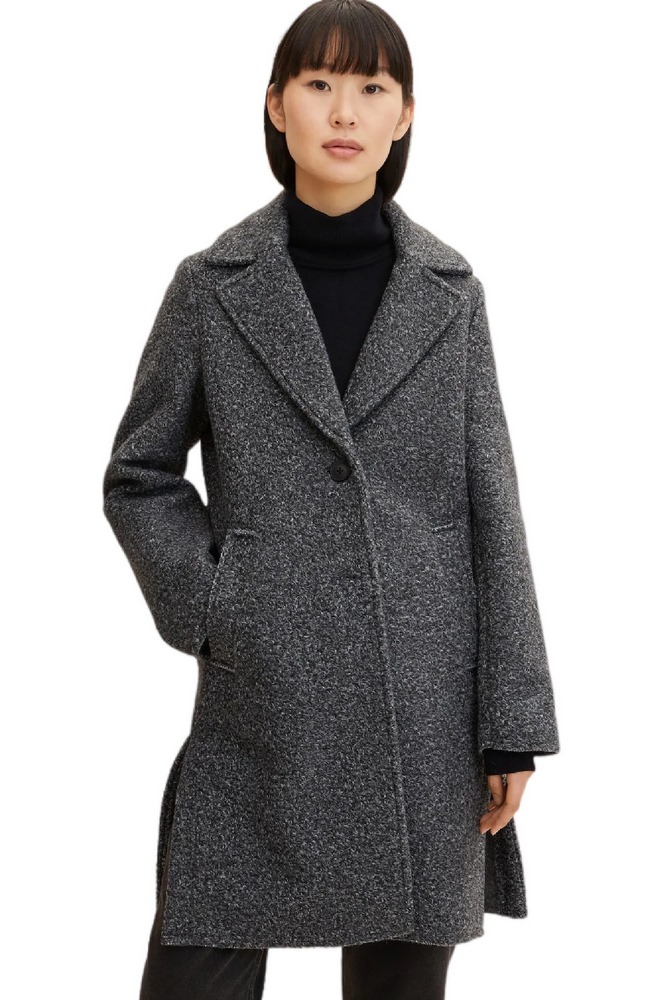 ΠΑΛΤΟ BOUCLE ΓΥΝΑΙΚΕΙΟ TOM TAILOR DARK GREY