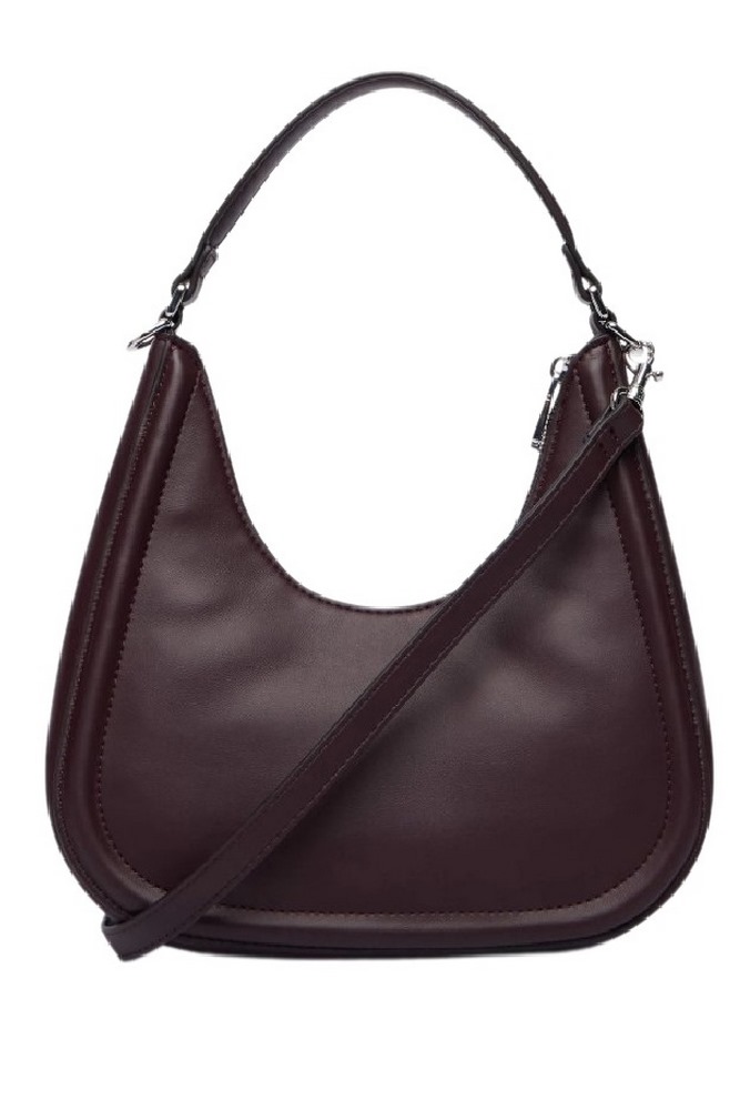 CALVIN KLEIN BOLD SMALL CRESCENT BAG ΤΣΑΝΤΑ ΓΥΝΑΙΚΕΙΑ BORDEAUX