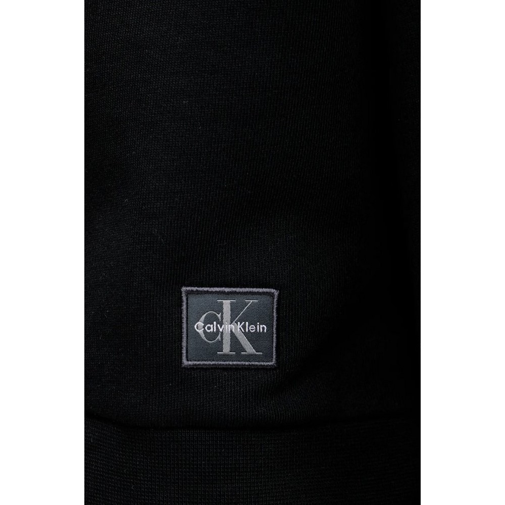 CALVIN KLEIN JEANS A CRPPD BDG LG SWT  ΦΟΥΤΕΡ ΜΠΛΟΥΖΑ ΓΥΝΑΙΚΕΙΑ BLACK
