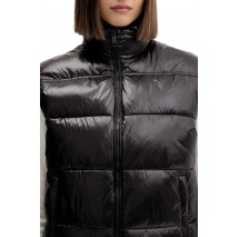 TOMMY JEANS ESSENTIAL PUFFER VEST SHINY ΓΙΛΕΚΟ ΜΠΟΥΦΑΝ ΓΥΝΑΙΚΕΙΟ BLACK