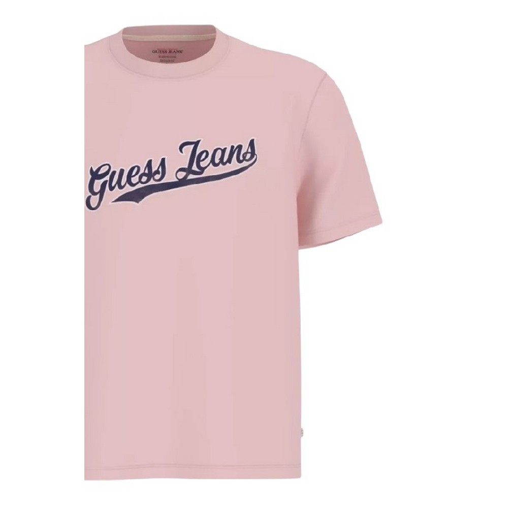 GUESS JEANS CN REG 1981 T-SHIRT ΜΠΛΟΥΖΑ ΑΝΔΡΙΚΗ ROSE