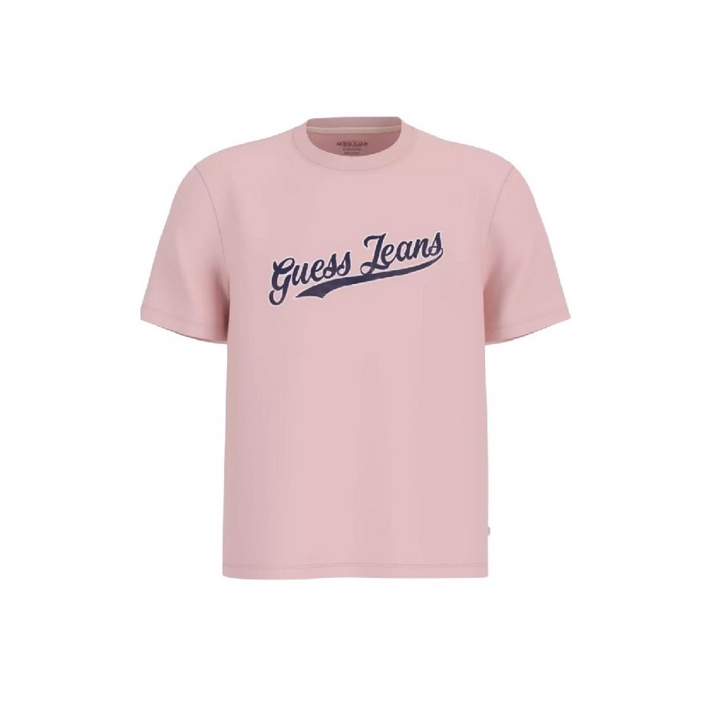 GUESS JEANS CN REG 1981 T-SHIRT ΜΠΛΟΥΖΑ ΑΝΔΡΙΚΗ ROSE