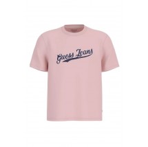 GUESS JEANS CN REG 1981 T-SHIRT ΜΠΛΟΥΖΑ ΑΝΔΡΙΚΗ ROSE