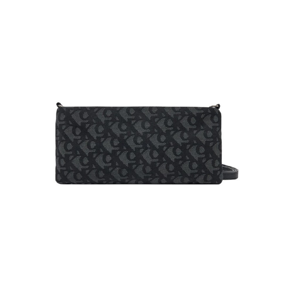 CALVIN KLEIN LOGO JACQUARD SOPHIE TOP ZIP ΤΣΑΝΤΑ ΓΥΝΑΙΚΕΙΑ BLACK