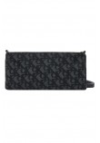 CALVIN KLEIN LOGO JACQUARD SOPHIE TOP ZIP ΤΣΑΝΤΑ ΓΥΝΑΙΚΕΙΑ BLACK