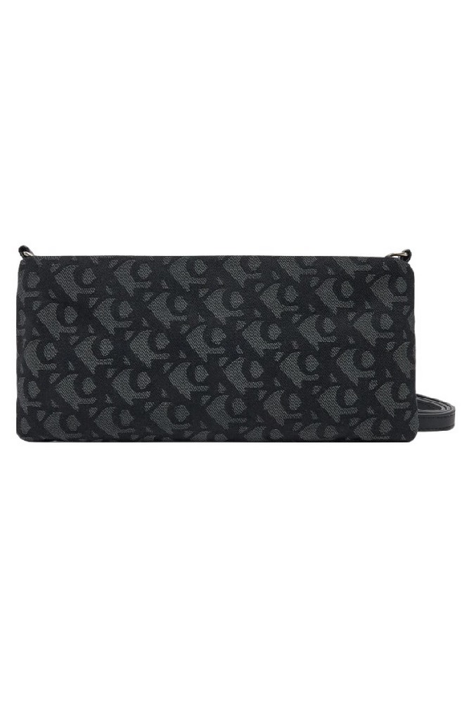 CALVIN KLEIN LOGO JACQUARD SOPHIE TOP ZIP ΤΣΑΝΤΑ ΓΥΝΑΙΚΕΙΑ BLACK