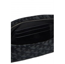 CALVIN KLEIN LOGO JACQUARD SOPHIE TOP ZIP ΤΣΑΝΤΑ ΓΥΝΑΙΚΕΙΑ BLACK