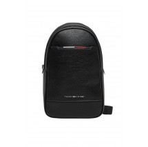 TOMMY HILFIGER CENTRAL SLING BAG ΤΣΑΝΤΑ ΑΝΔΡΙΚΗ BLACK
