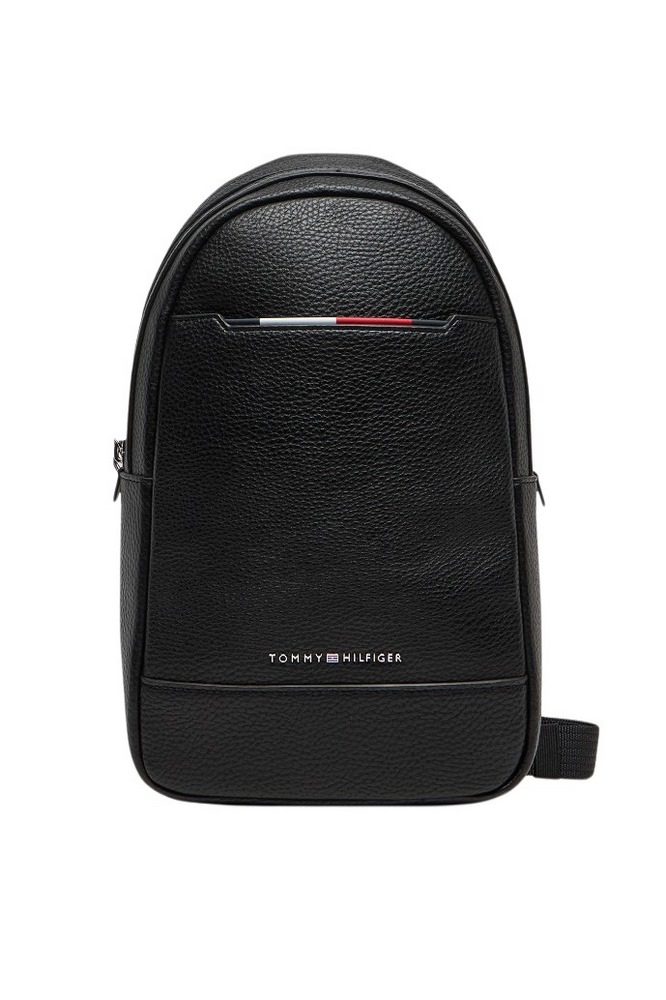 TOMMY HILFIGER CENTRAL SLING BAG ΤΣΑΝΤΑ ΑΝΔΡΙΚΗ BLACK