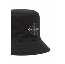 CALVIN KLEIN JEANS MONO LOGO EMBRO BUCKET HAT ΚΑΠΟΛΟ ΑΝΔΡΙΚΟ BLACK