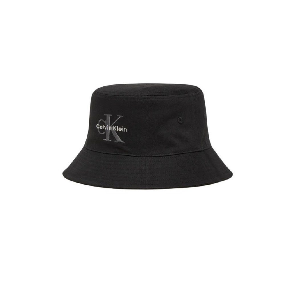 CALVIN KLEIN JEANS MONO LOGO EMBRO BUCKET HAT ΚΑΠΟΛΟ ΑΝΔΡΙΚΟ BLACK