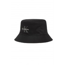 CALVIN KLEIN JEANS MONO LOGO EMBRO BUCKET HAT ΚΑΠΟΛΟ ΑΝΔΡΙΚΟ BLACK