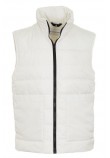 CALVIN KLEIN JEANS BADGE ELASTIC TRIM VEST ΜΠΟΥΦΑΝ-ΓΙΛΕΚΟ ΑΝΔΡΙΚΟ ECRU