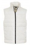 CALVIN KLEIN JEANS BADGE ELASTIC TRIM VEST ΜΠΟΥΦΑΝ-ΓΙΛΕΚΟ ΑΝΔΡΙΚΟ ECRU