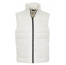 CALVIN KLEIN JEANS BADGE ELASTIC TRIM VEST ΜΠΟΥΦΑΝ-ΓΙΛΕΚΟ ΑΝΔΡΙΚΟ ECRU