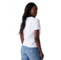GUESS JEANS CHAIN TEET-SHIRT  ΜΠΛΟΥΖΑ ΓΥΝΑΙΚΕΙΑ WHITE
