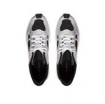 HUGO BOSS SNEAKERS GO2  MTPU ΠΑΠΟΥΤΣΙΑ ΑΝΔΡΙΚΑ BLACK/SILVER