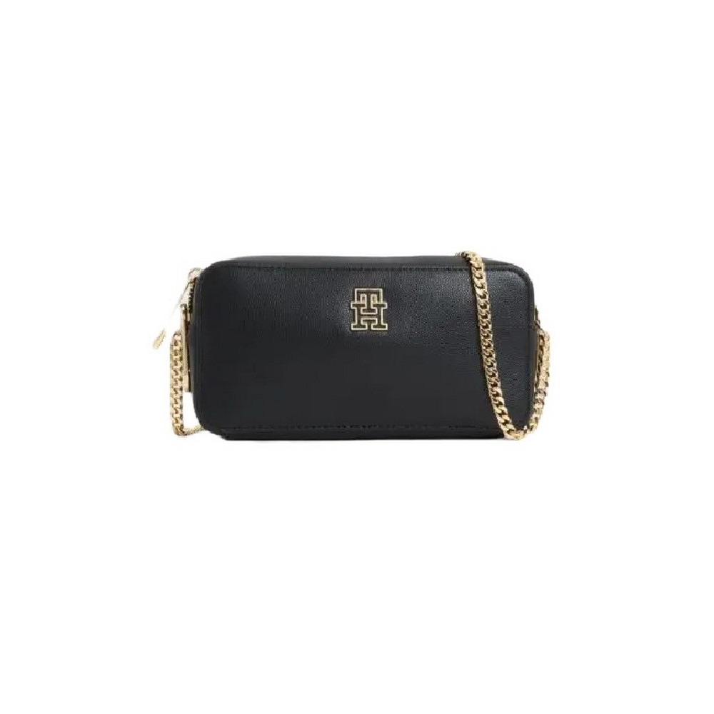 TOMMY HILFIGER TH TIMELESS CHAIN CAMERA BAG ΤΣΑΝΤΑ ΓΥΝΑΙΚΕΙΑ BLACK