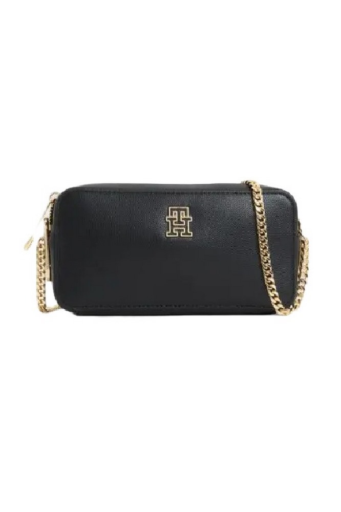 TOMMY HILFIGER TH TIMELESS CHAIN CAMERA BAG ΤΣΑΝΤΑ ΓΥΝΑΙΚΕΙΑ BLACK