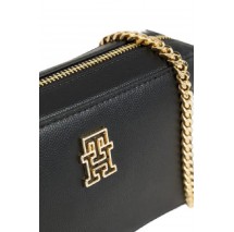 TOMMY HILFIGER TH TIMELESS CHAIN CAMERA BAG ΤΣΑΝΤΑ ΓΥΝΑΙΚΕΙΑ BLACK