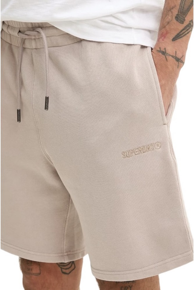 SUPERDRY D1 SDSW MICRO LOGO SHORT ΒΕΡΜΟΥΔΑ  ΑΝΔΡΙΚΗ BEIGE