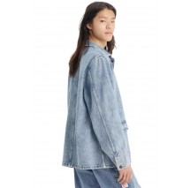 LEVIS BROADWAY ENIGNEER COAT ΜΠΟΥΦΑΝ ΑΝΔΡΙΚΟ BLUΕ DENIM