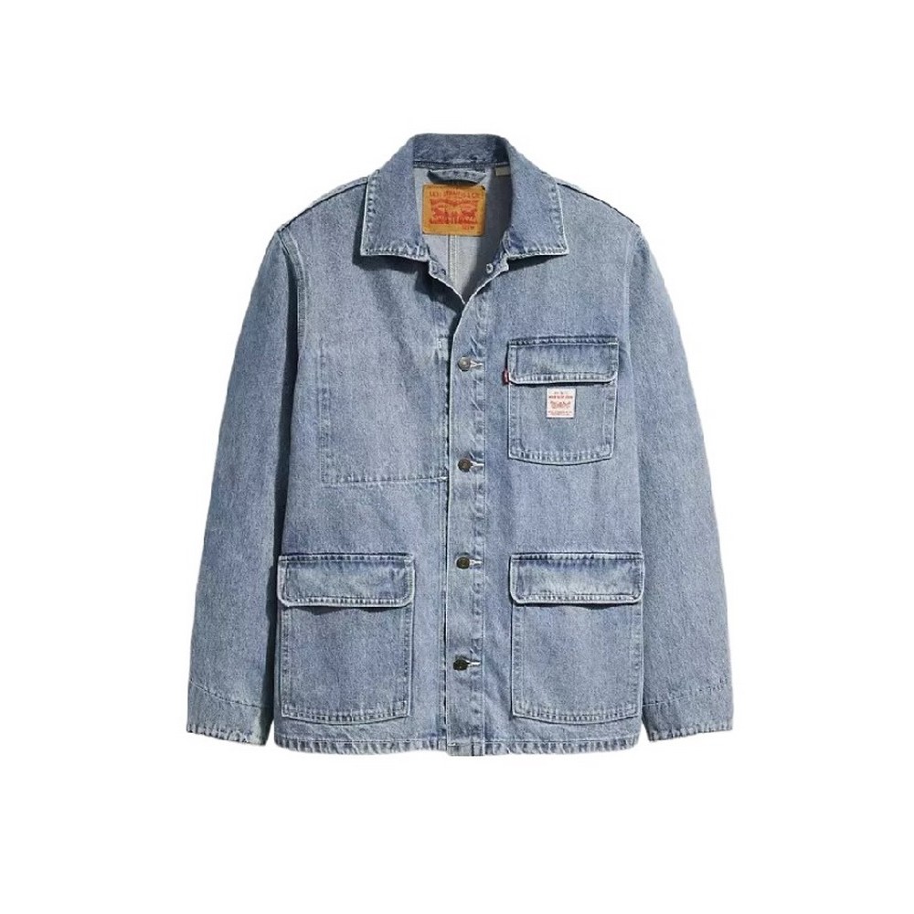 LEVIS BROADWAY ENIGNEER COAT ΜΠΟΥΦΑΝ ΑΝΔΡΙΚΟ BLUΕ DENIM