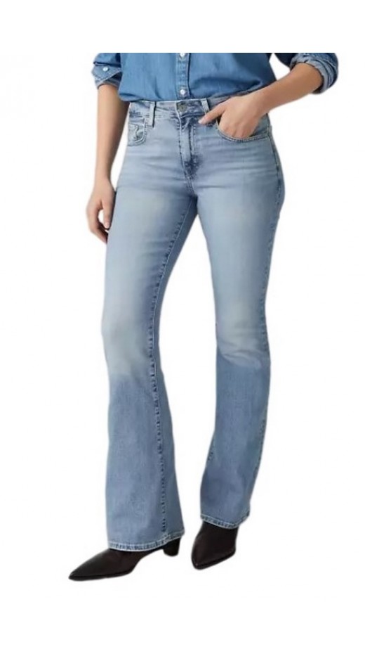 LEVIS 726 HR FLARE A34100027 ΠΑΝΤΕΛΟΝΙ ΓΥΝΑΙΚΕΙΟ BLUΕ DENIM