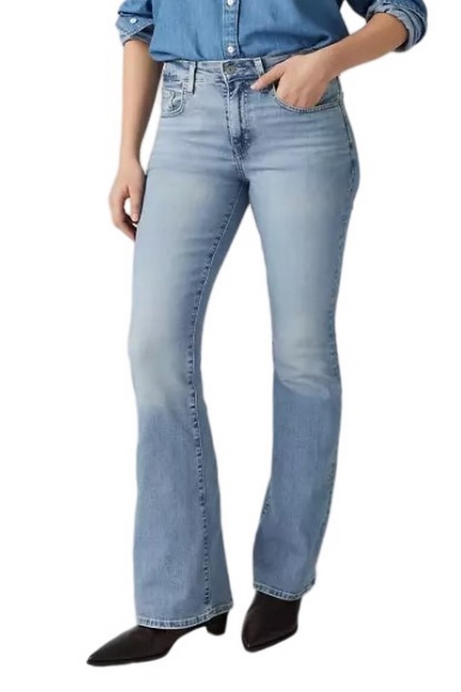 LEVIS 726 HR FLARE A34100027 ΠΑΝΤΕΛΟΝΙ ΓΥΝΑΙΚΕΙΟ BLUΕ DENIM