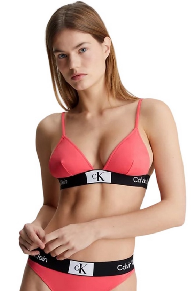 CALVIN KLEIN JEANS FIXED TRIANGLE-RP ΜΑΓΙΟ ΓΥΝΑΙΚΕΙΟ CORAL