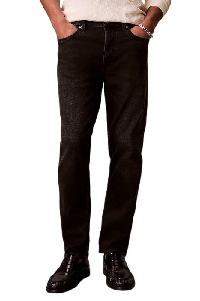 CALVIN KLEIN JEANS CLASSIC TAPER AVERY BLACK STONE ΤΖΙΝ ΠΑΝΤΕΛΟΝΙ ΑΝΔΡΙΚΟ BLACK DENIM