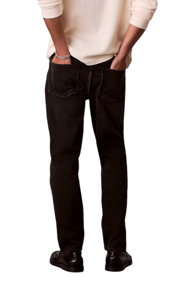 CALVIN KLEIN JEANS CLASSIC TAPER AVERY BLACK STONE ΤΖΙΝ ΠΑΝΤΕΛΟΝΙ ΑΝΔΡΙΚΟ BLACK DENIM