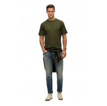 SUPERDRY CHN TECH RELAXED TEE T-SHIRT ΜΠΛΟΥΖΑ ΑΝΔΡΙΚΗ KHAKI