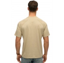 SUPERDRY CHN TECH RELAXED TEE T-SHIRT ΜΠΛΟΥΖΑ ΑΝΔΡΙΚΗ BEIGE