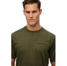 SUPERDRY CHN TECH RELAXED TEE T-SHIRT ΜΠΛΟΥΖΑ ΑΝΔΡΙΚΗ KHAKI
