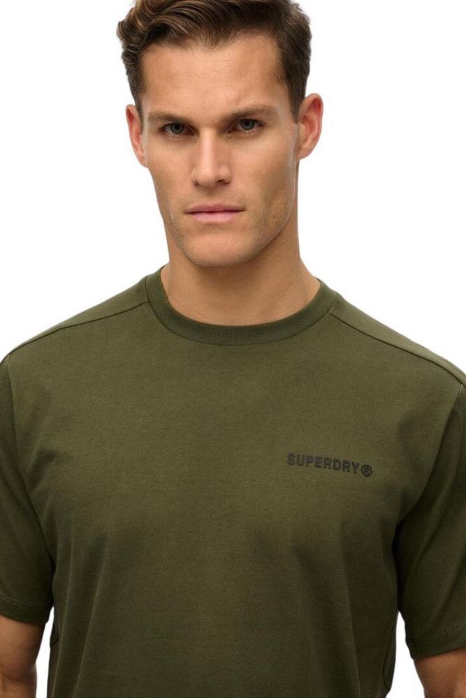 SUPERDRY CHN TECH RELAXED TEE T-SHIRT ΜΠΛΟΥΖΑ ΑΝΔΡΙΚΗ KHAKI