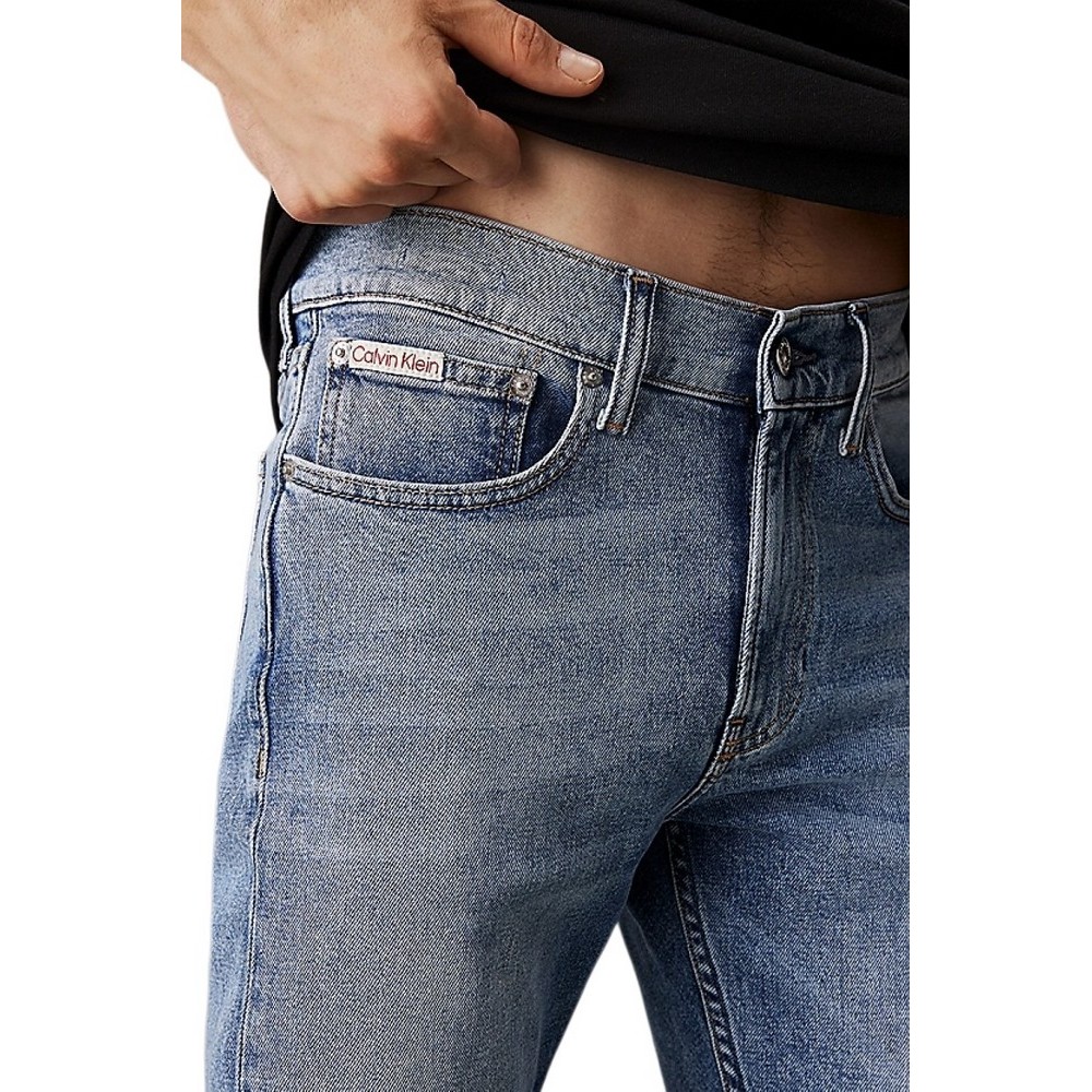 CALVIN KLEIN JEANS SLIM TAPER ΠΑΝΤΕΛΟΝΙ ΑΝΔΡΙΚΟ DENIM LIGHT