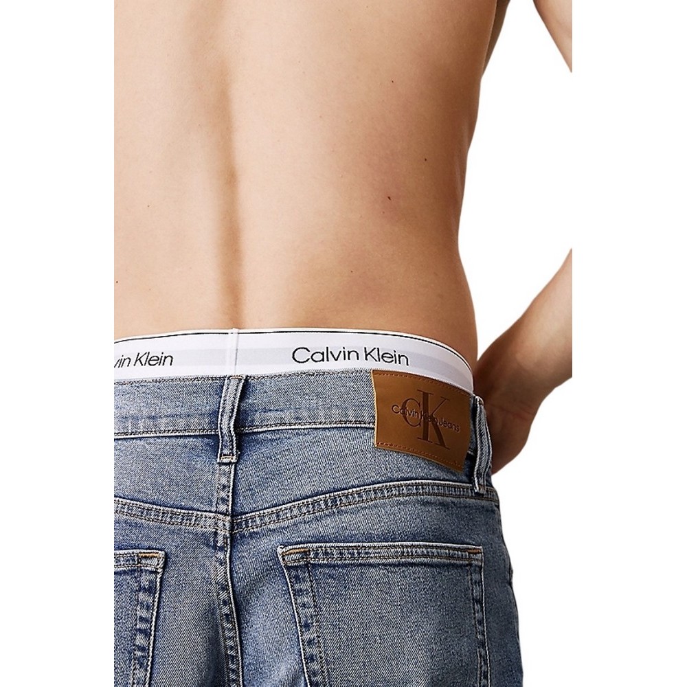 CALVIN KLEIN JEANS SLIM TAPER ΠΑΝΤΕΛΟΝΙ ΑΝΔΡΙΚΟ DENIM LIGHT