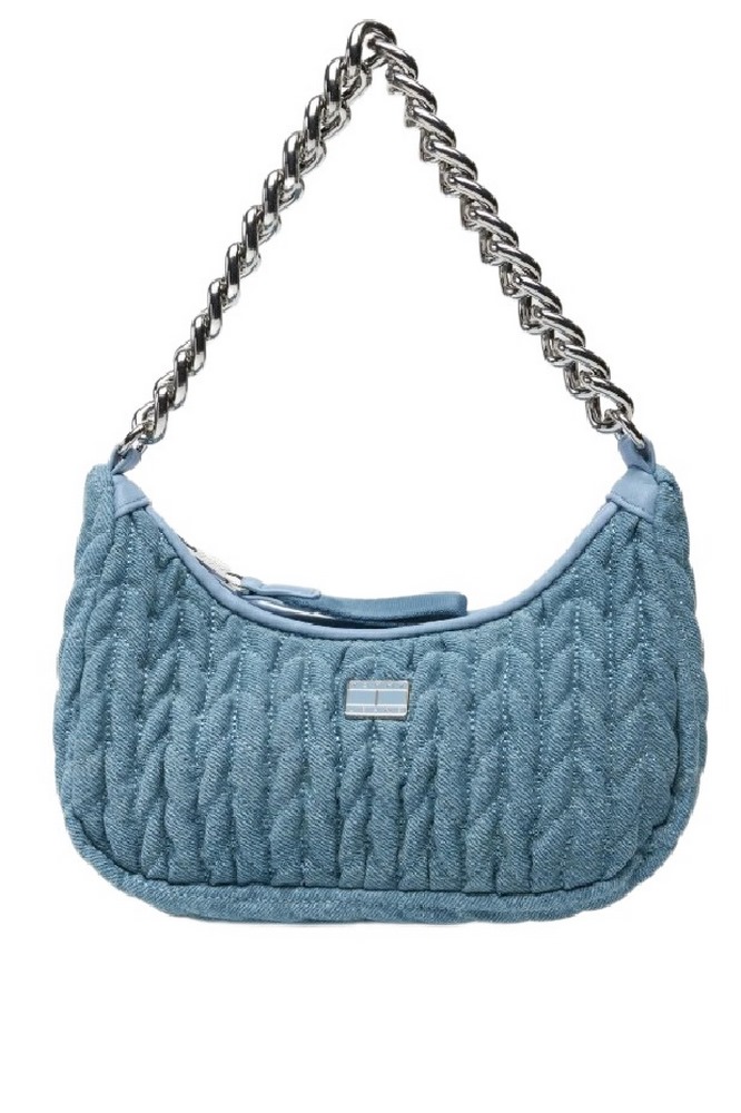 TOMMY JEANS ICONIC SHOULDER DENIM ΤΣΑΝΤΑ ΓΥΝΑΙΚΕΙΑ DENIM LIGHT