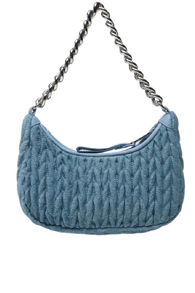 TOMMY JEANS ICONIC SHOULDER DENIM ΤΣΑΝΤΑ ΓΥΝΑΙΚΕΙΑ DENIM LIGHT